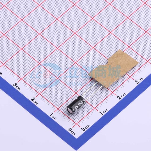【插件】10uF ±20% 25V实物图