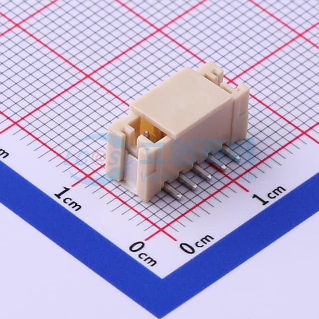 1x5P 间距:2mm 立贴 系列:PH实物图