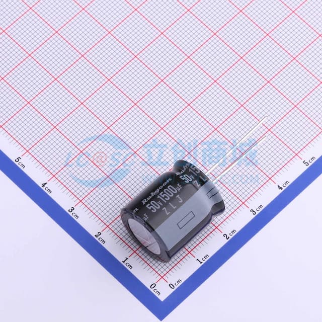 1500uF ±20% 50V 【插件】实物图