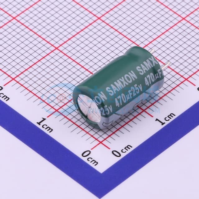470uF ±20% 25V实物图