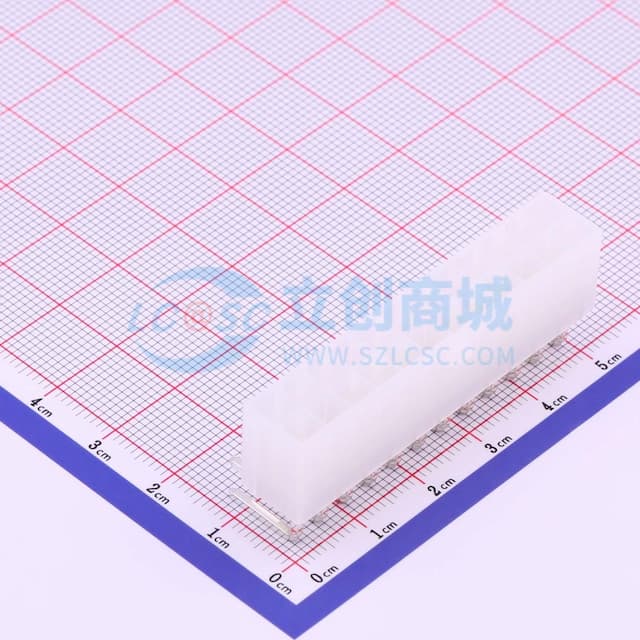 透明 2x12P 间距:4.2mm 弯插【插件】实物图