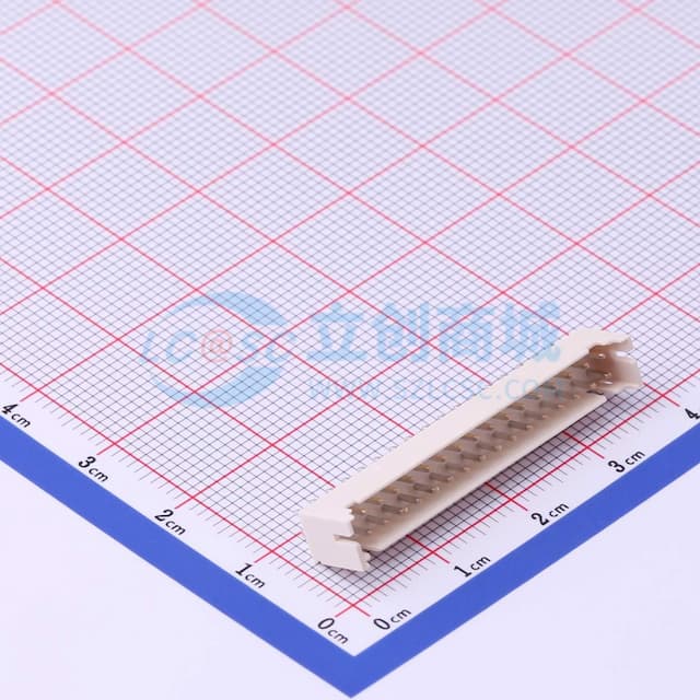 2x17P 间距:2mm 直插 系列:PHD 【插件】实物图