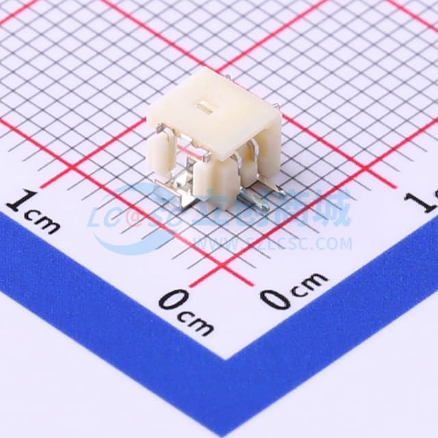 1x2P 间距:1.25mm 卧贴实物图