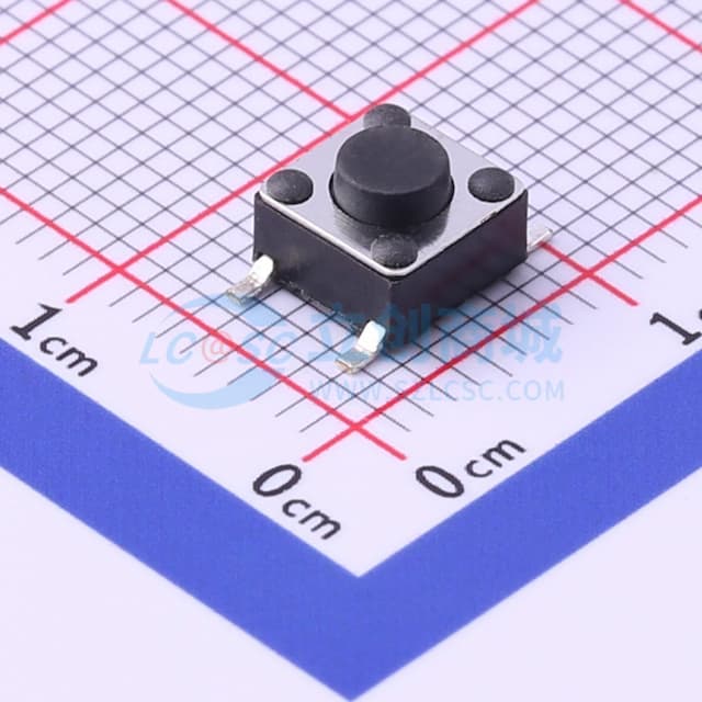 6*6*4.3mm 立贴 轻触开关实物图