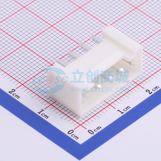 1x5P 间距:3.96mm 直插 系列:VH 【插件】实物图