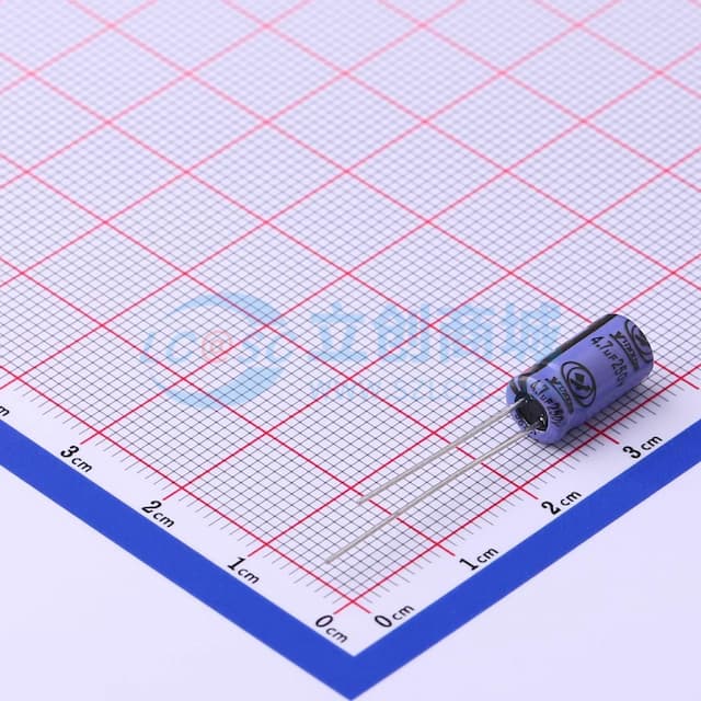 4.7uF ±20% 250V 【引线】实物图