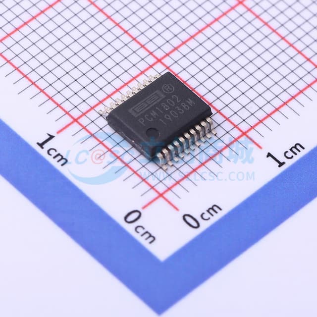 PCM1802 单端输入 24 位 96 kHz 立体声 A/D 转换器实物图