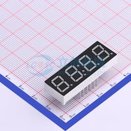 0.39英寸,四位,红光,共阴LED数码管,插件 【LE】缩略图