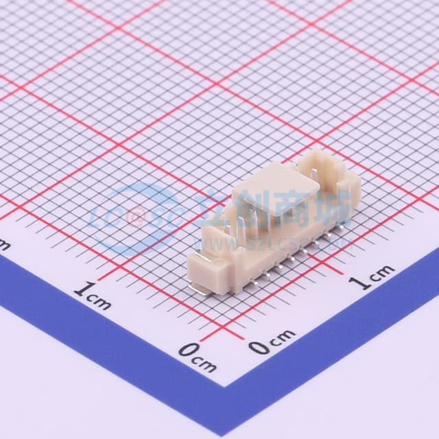 1x8P 间距:1.25mm 立贴实物图
