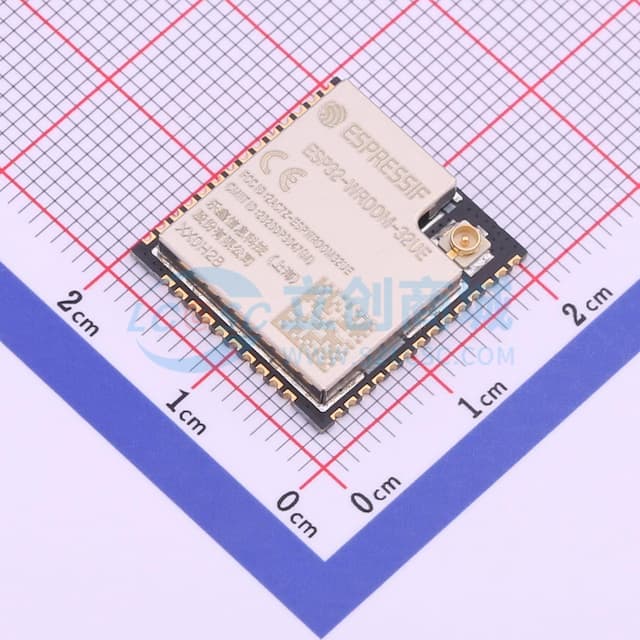 通用型Wi-Fi+BT+BLE MCU模组实物图
