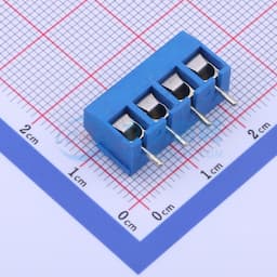 1x4P 5mm 直插 排数:1 每排P数:4 【螺钉】缩略图