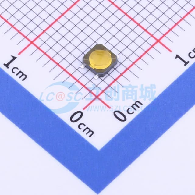 3.1*3.1*0.8mm 立贴 轻触开关实物图