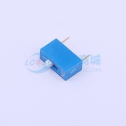 拨码开关蓝色01P-180度 立式直插正拨平拨1位DIP 【插件】缩略图