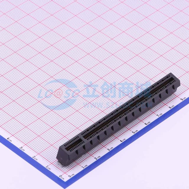 PCIE4.0 卡边缘连接器 PCI-E 卡边缘连接器 SMT TYPE实物图