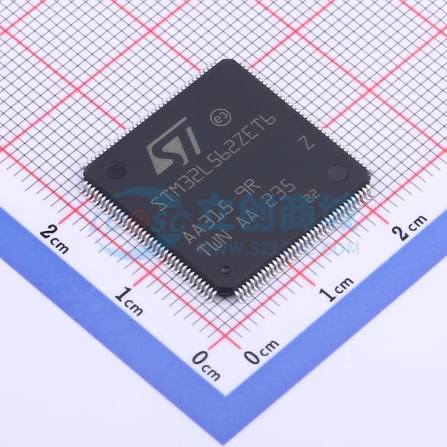 带FPU的超低功耗110 MHz Arm Cortex-M33 MCU，采用Trust Zone技术，具有512 KB Flash存储器实物图