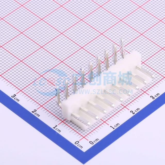 1x9P 间距:3.96mm 弯插 系列:VH 【插件】实物图