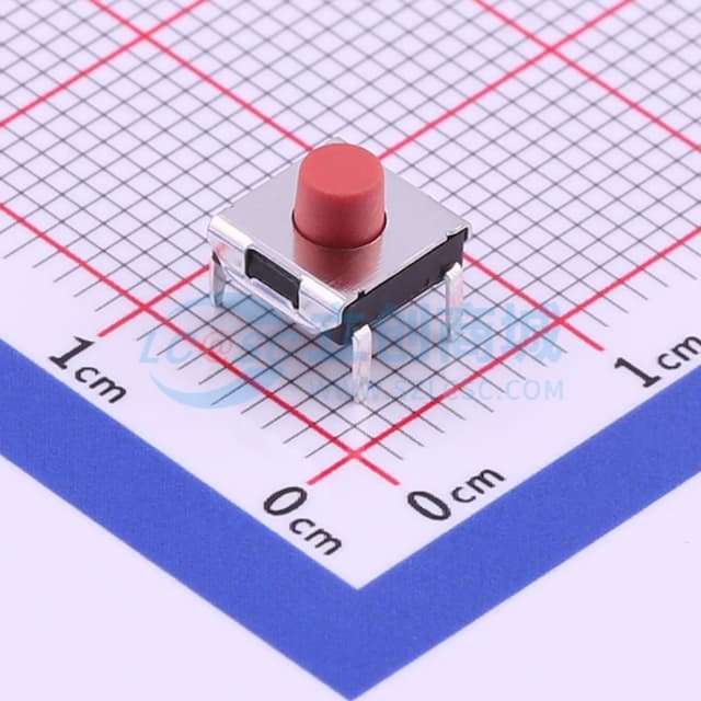 6.2*6.2*4.3mm 直插 轻触开关 【轻触】实物图