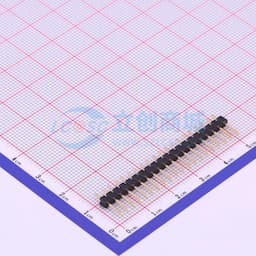 1x20P 间距:2.54mm 方针 【排针】缩略图