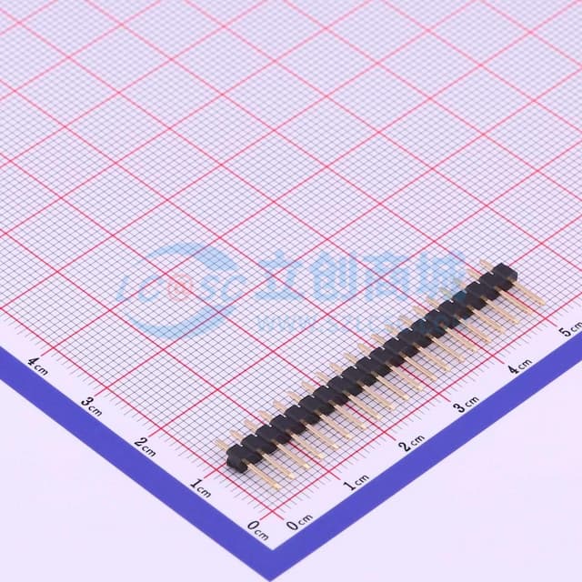 1x20P 间距:2.54mm 方针 【排针】实物图