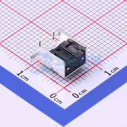轻触开关6*6*4.5带支架贴片支架侧按按键250gf缩略图