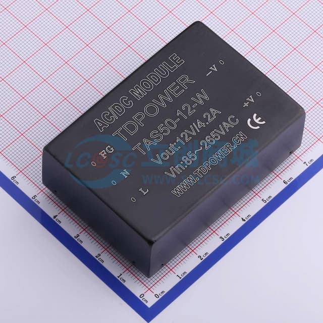 50W AC-DC电源模块 【插件】实物图