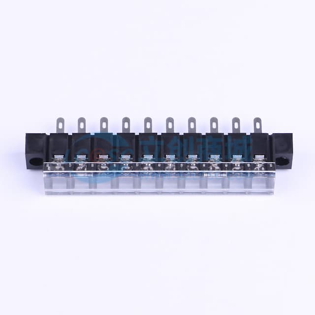 7.62mm 1x10P 每排P数:10 排数:1 直针 中脚 【栅栏】实物图