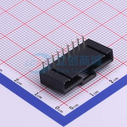 黑色 1x9P 间距:2.54mm 弯插【插件】缩略图