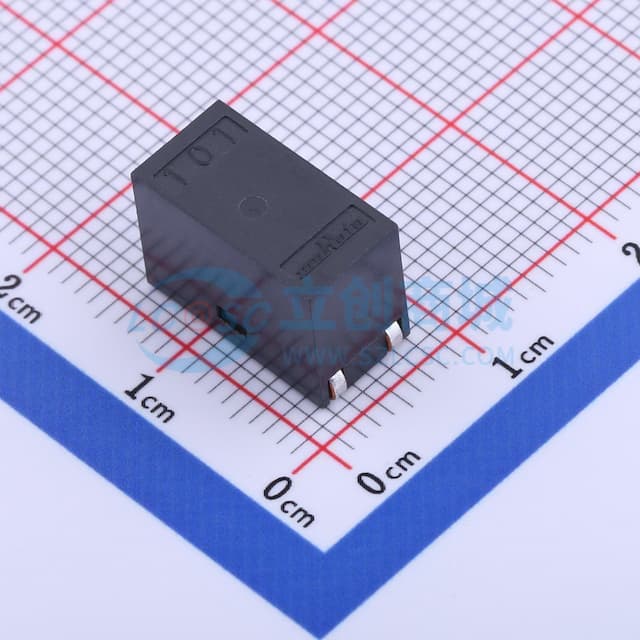 两路 贴片共模滤波器 阻抗100Ω@10MHz实物图