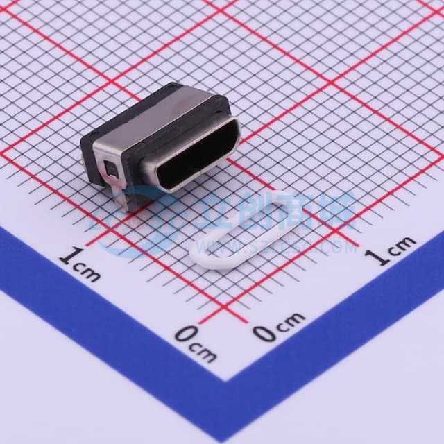 两件套 Micro-B 母 卧贴实物图