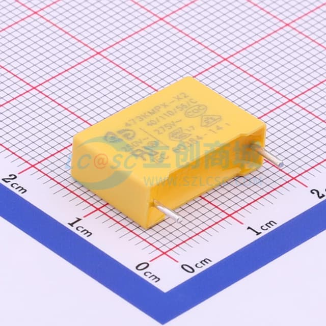等级:X2 47nF ±10% 275V实物图