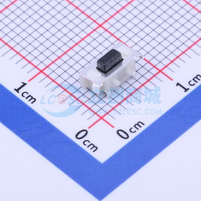 7.7*3.55*3.5mm 卧贴 轻触开关实物图