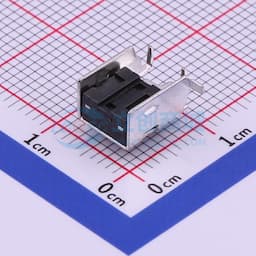 轻触开关6*6*5.0带支架贴片支架侧按按键250gf缩略图