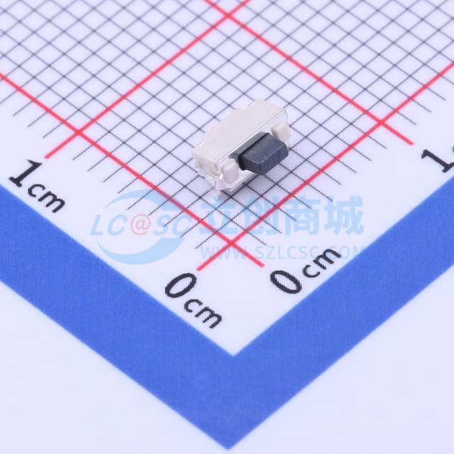 4.7*1.85*3.5mm 卧贴 轻触开关实物图