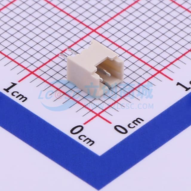 1x2P 间距:1.25mm 直插 【插件】实物图