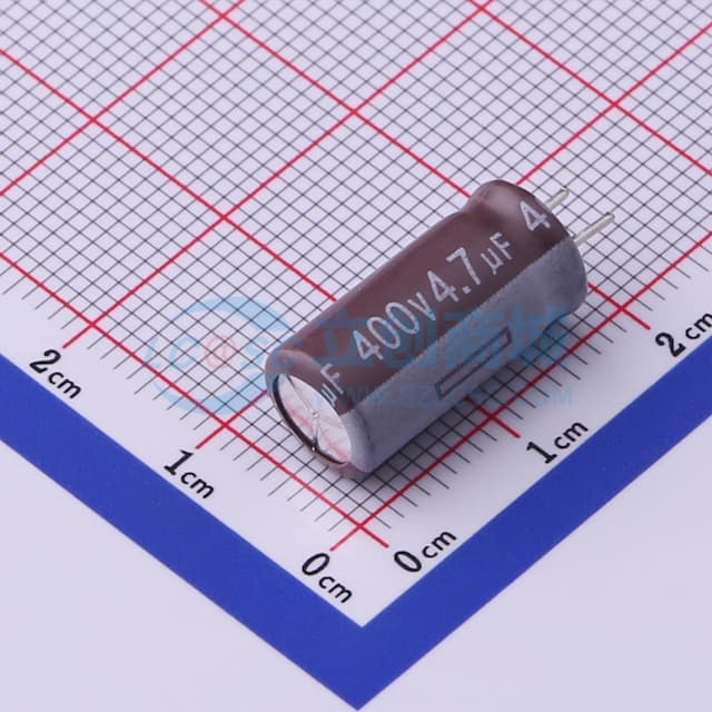 4.7uF ±20% 400V实物图