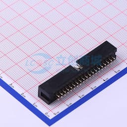 2x19P 间距:2.54mm 直插 【插件】缩略图