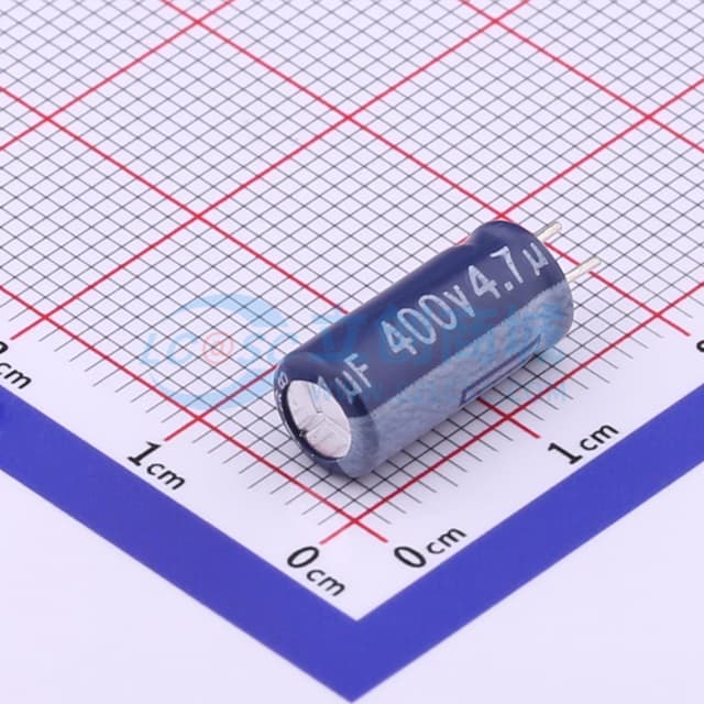4.7uF ±20% 400V 【插件】实物图