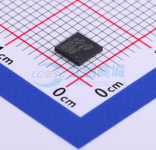主流Arm Cortex-M0+ MCU，具有16 KB Flash存储器、8 KB RAM、64 MHz CPU、2x USART、定时器、ADC和通信接口， I/F，1.7-3.6V实物图