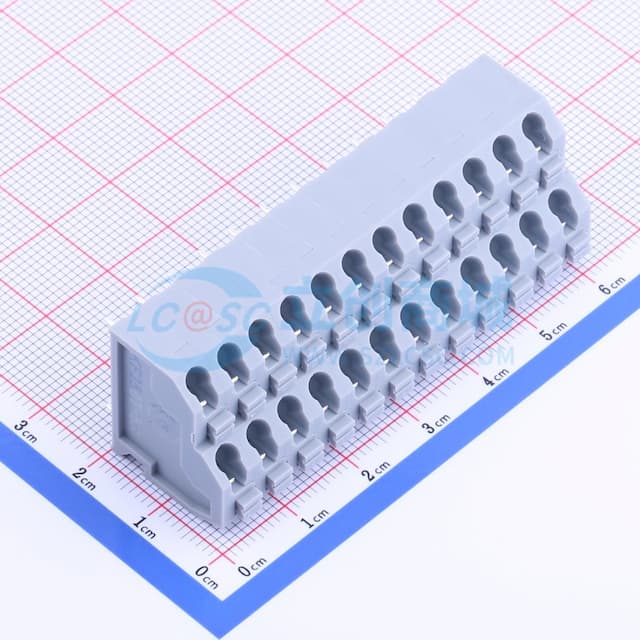 2x12P 5mm 每排P数:12 排数:2 【弹簧】实物图