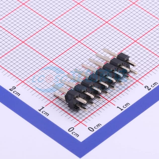 【插件】双排直插 2*8排针 2.54mm实物图