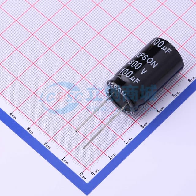 100uF ±20% 400V实物图