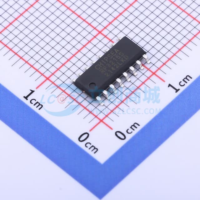 带12-bit ADC的8位RISC OTP MCU实物图