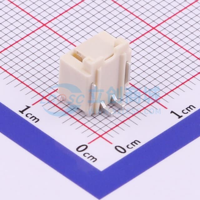 1x2P 间距:2mm 立贴实物图