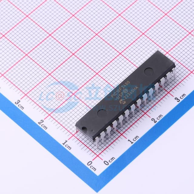 PIC18F2480-I/SP 【插件】实物图
