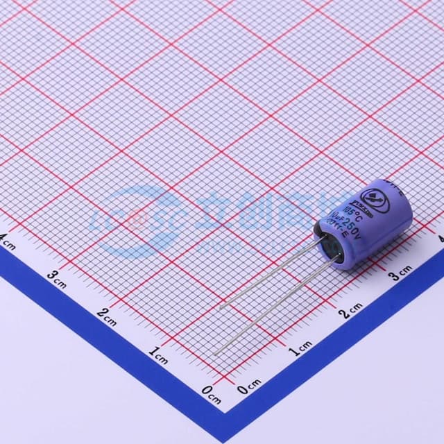 10uF ±20% 250V 【插件】实物图
