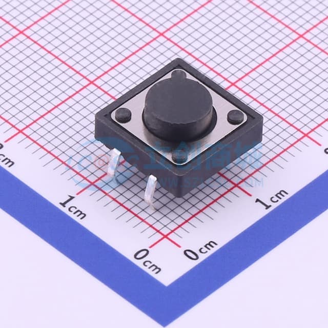 12*12*5.5mm 直插 轻触开关 【轻触】实物图