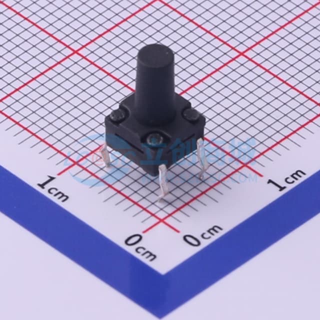 6.2*6.2*10mm 直插 轻触开关 【轻触】实物图