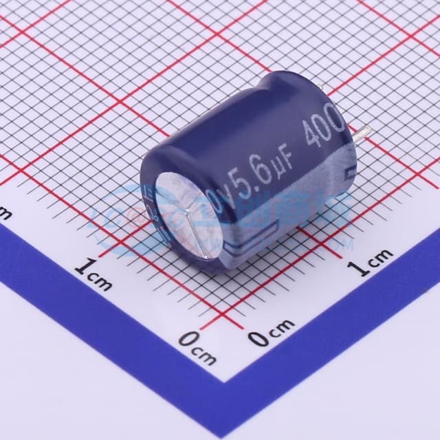 5.6uF ±20% 400V实物图