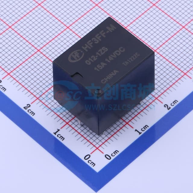 停产 超小型大功率12V继电器 单刀双掷【插件】实物图