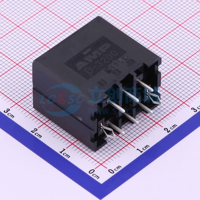 2x3P 间距:5.08mm 直插 【插件】实物图